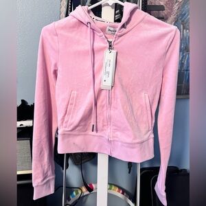 NWT Juicy Couture Blush Pink Velour Jacket